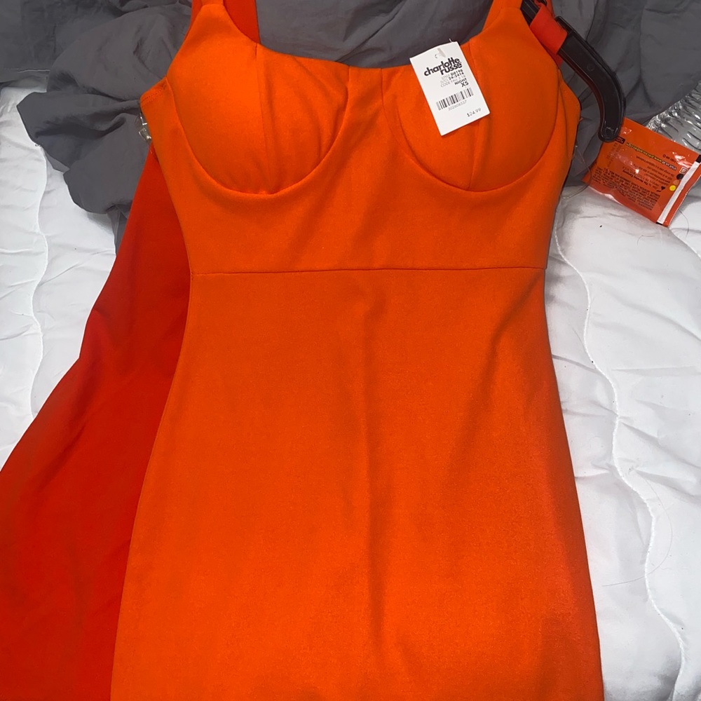 Orange dress